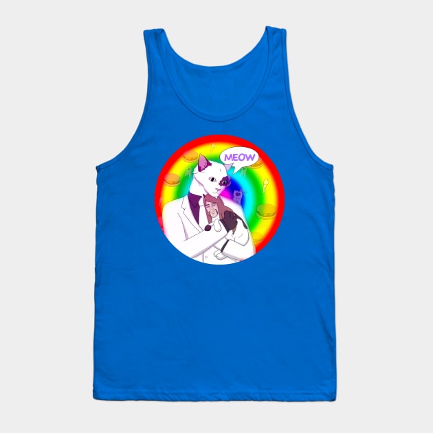 Toki's Cat Tank Top by NGM